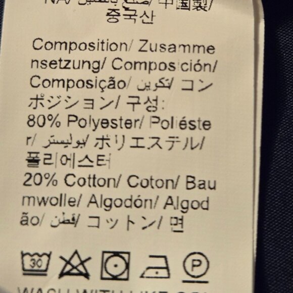 Blue Dark Wash denim Belted Long Sleeves Shirt-Dress size 12 Large - Picture 7 of 7